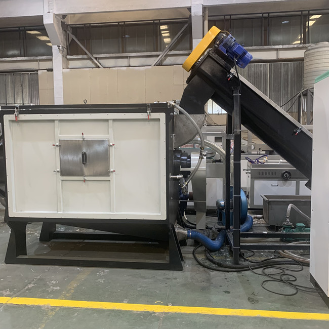 300kg/H ненужная пластиковая повторно используя линия управление PLC с функцией Washsing 1